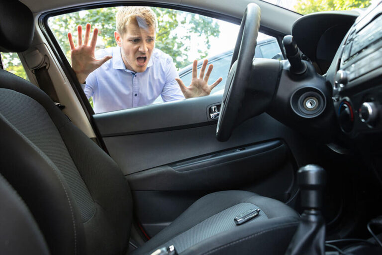 locked keys in car how to unlock door